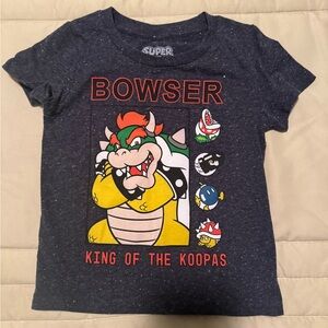 Nintendo Bowser Graphic Tee - Dark Blue